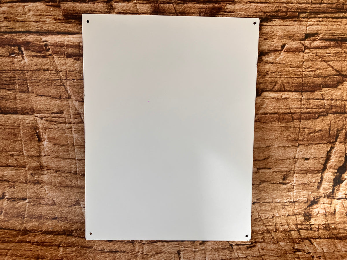 Metalen Wandbord "Follow your heart but take your brain with you"