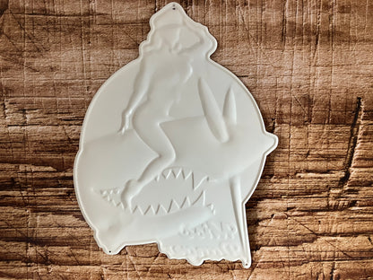 Metalen Wandbord Pin-Up Vliegtuig Miss Danger