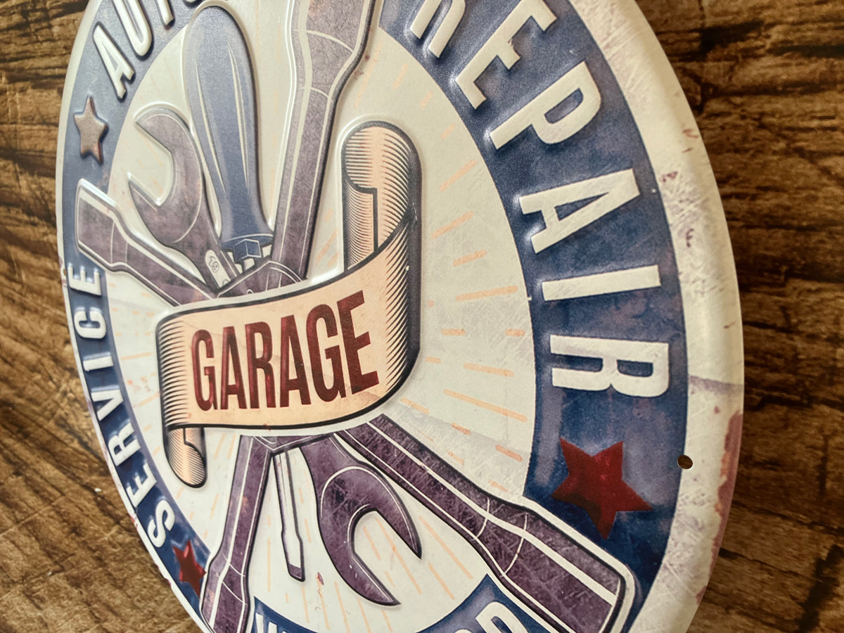 Metalen Wandbord Dad's Garage