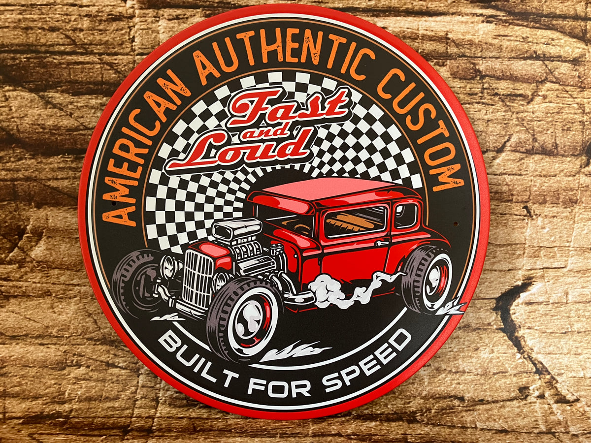 Metalen Wandbord American Authentic Custom