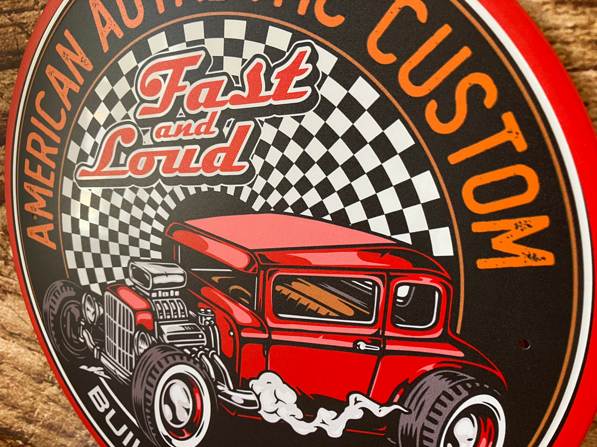 Metalen Wandbord American Authentic Custom