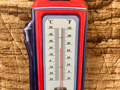 Wanddecoratie Garage Service Thermometer
