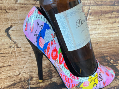 High Heel Wijnfleshouder Pop-Art